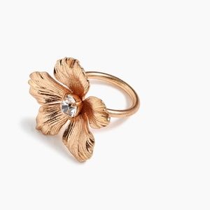 New J. Crew Women's‎ Statement Flower Pansy Ring